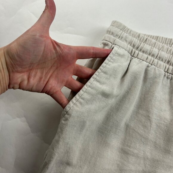 Old Navy Feather Linen Blend Wide Leg Lounge Pant L - Picture 3 of 6